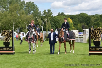 Riders dead heat in young horse showcase